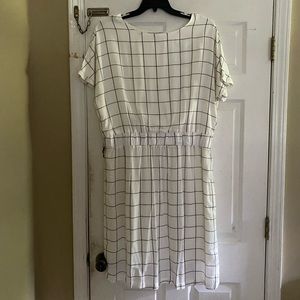 Women’s Grid Midi Dress